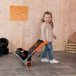 Smoby - Black+Decker - Diable + Boite 3 en 1 - 19 accessoires - Fabriq
