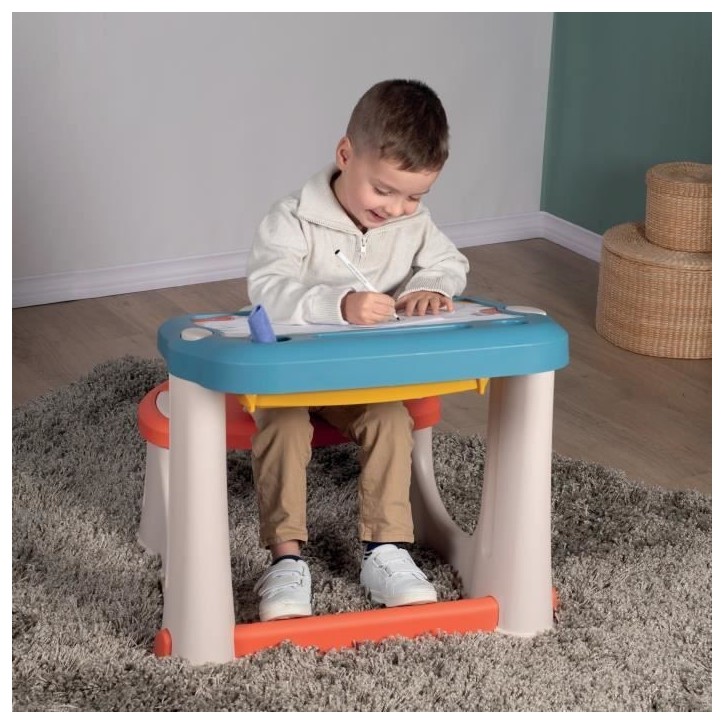 Smoby - Pupitre Magique - 12 Accessoires Inclus - Des 2 Ans Smoby - Pupitre Magique - 12 Accessoires Inclus - Des 2 Ans