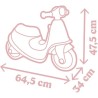 Smoby - Porteur scooter Rose - Coffre a Jouets - Roues silencieuses D