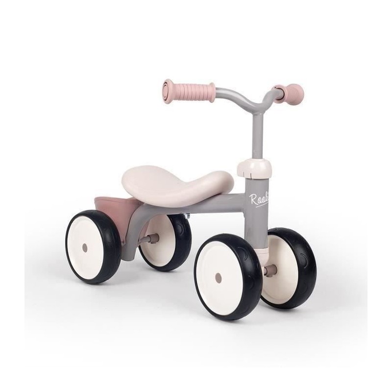 Porteur Rookie Rose en métal pour enfant des 12 mois - Smoby Porteur Rookie Rose en métal pour enfant des 12 mois - Smoby
