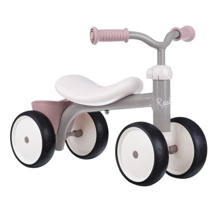 Porteur Rookie Rose en métal pour enfant des 12 mois - Smoby