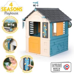 Smoby Maison enfant 4 Saisons - Cabane éducative - Activités ludique