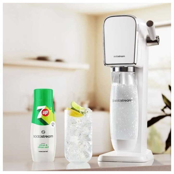 Concentrés SODASTREAM - Lot de 6 concentrés 7UP - Jusqu'a 54L de boissons - 440ml