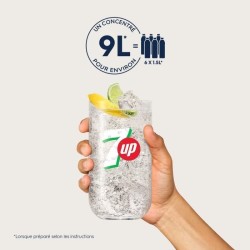 Concentrés SODASTREAM - Lot de 6 concentrés 7UP - Jusqu'a 54L de boi