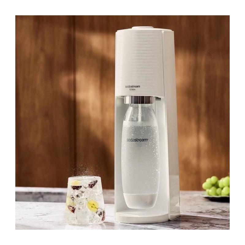 Machine a soda et eau pétillante SODASTREAM - TERRA Blanche - 1 boute