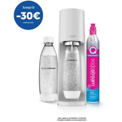 Machine a soda et eau pétillante SODASTREAM - TERRA Blanche - 2 boute