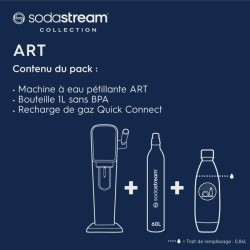 Machine a soda et eau pétillante SODASTREAM - ART Mandarine - 1 boute
