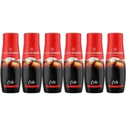 Concentrés SODASTREAM - Lot de 6 concentrés Cola - Jusqu'a 54L de bo