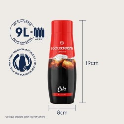 Concentrés SODASTREAM - Lot de 6 concentrés Cola - Jusqu'a 54L de bo