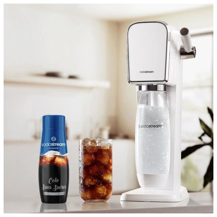 Concentrés SODASTREAM - Lot de 6 concentrés Cola sans sucres - Jusqu'a 54L de boissons - 440ml