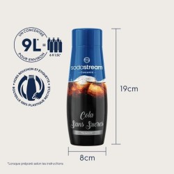 Concentrés SODASTREAM - Lot de 6 concentrés Cola sans sucres - Jusqu