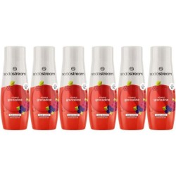 Concentrés SODASTREAM - Lot de 6 concentrés Grenadine sans sucres -