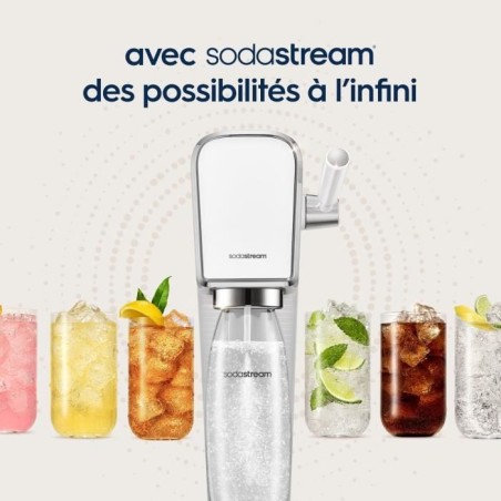 Concentrés SODASTREAM - Lot de 6 concentrés Grenadine sans sucres - Jusqu'a 54L de boissons - 440 ml