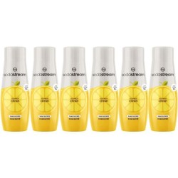 Concentrés SODASTREAM - Lot de 6 concentrés Citron sans sucres - Jus