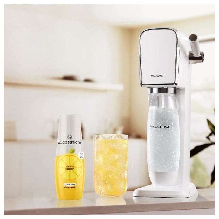 Concentrés SODASTREAM - Lot de 6 concentrés Citron sans sucres - Jusqu'a 54L de boissons - 440 ml Concentrés SODASTREAM - Lot de 6 concentrés Citron sans sucres - Jusqu'a 54L de boissons - 440 ml