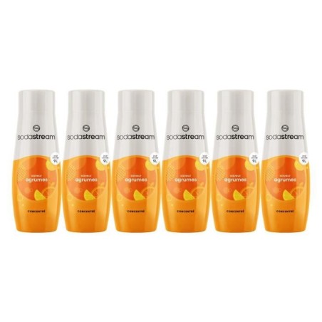 Concentrés SODASTREAM - Lot de 6 concentrés Agrumes - Jusqu'a 54L de