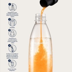 Concentrés SODASTREAM - Lot de 6 concentrés Agrumes - Jusqu'a 54L de