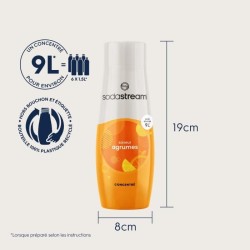 Concentrés SODASTREAM - Lot de 6 concentrés Agrumes - Jusqu'a 54L de