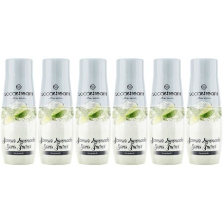 Concentrés SODASTREAM - Lot de 6 concentrés Limonade sans sucres - J