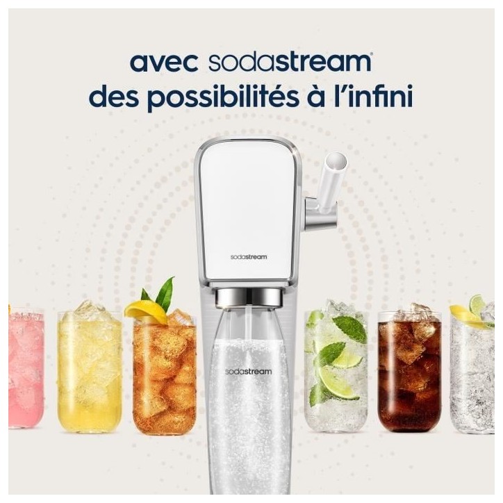Concentrés SODASTREAM - Lot de 6 concentrés Lipton Ice Tea Zéro sucres - Jusqu'a 54L de boissons - 440ml Concentrés SODASTREAM - Lot de 6 concentrés Lipton Ice Tea Zéro sucres - Jusqu'a 54L de boissons - 440ml