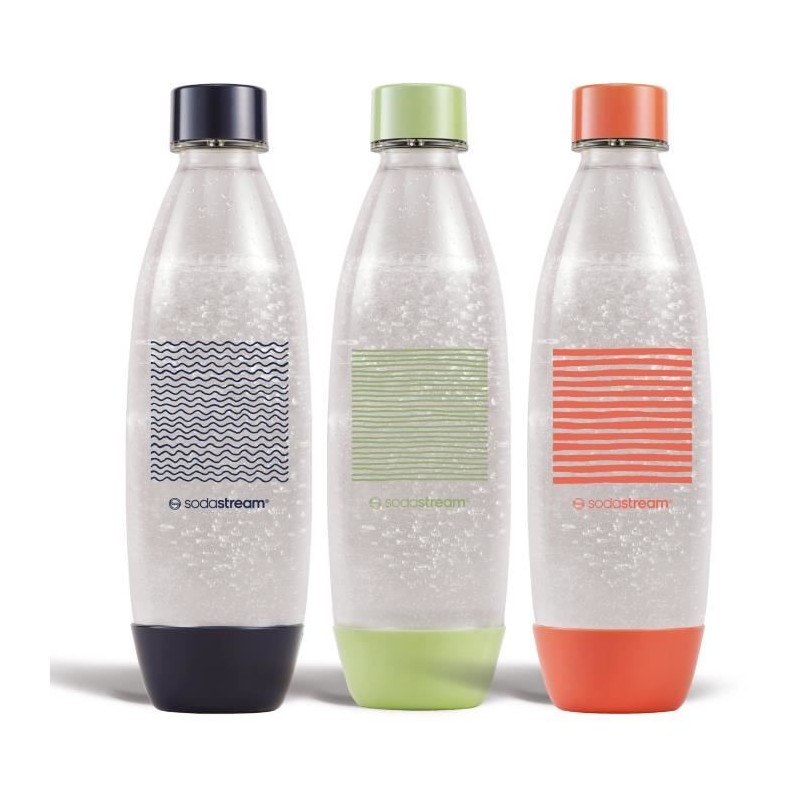 Bouteilles SODASTREAM - Fuse Edition Limitée - Pack de 3 bouteilles 1 Bouteilles SODASTREAM - Fuse Edition Limitée - Pack de 3 bouteilles 1