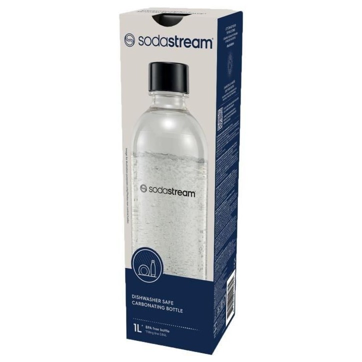 Bouteille SODASTREAM - Capacité 1L - Compatible lave-vaisselle