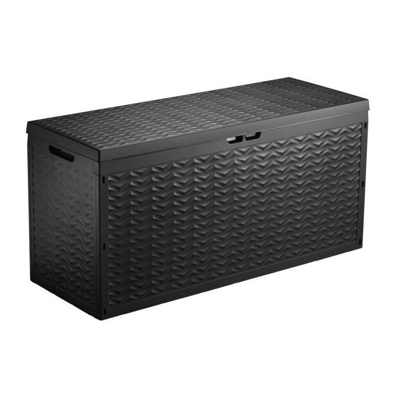 TOOD Malle / coffre de rangement en résine 330 L - 120 x 45 x 60 cm - TOOD Malle / coffre de rangement en résine 330 L - 120 x 45 x 60 cm -