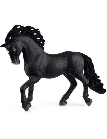 Figurine - SCHLEICH - Etalon pure race espagnole - Horse Club - Noir et multicolore
