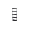 Etagere en résine TOOD - 5 tablettes - Noir - 60x30xH 176 cm