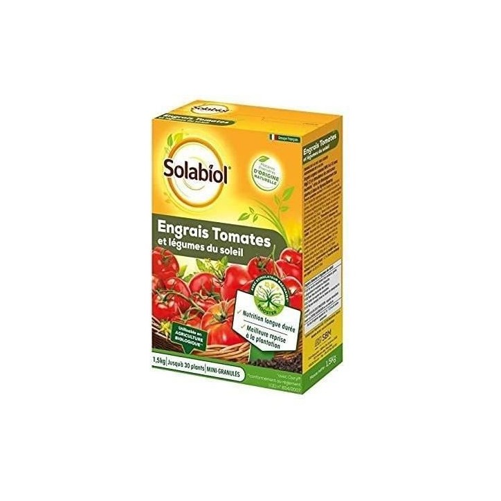 SOLABIOL SOTOMY15 Engrais Tomates Et Légumes Fruits - 1,5 Kg