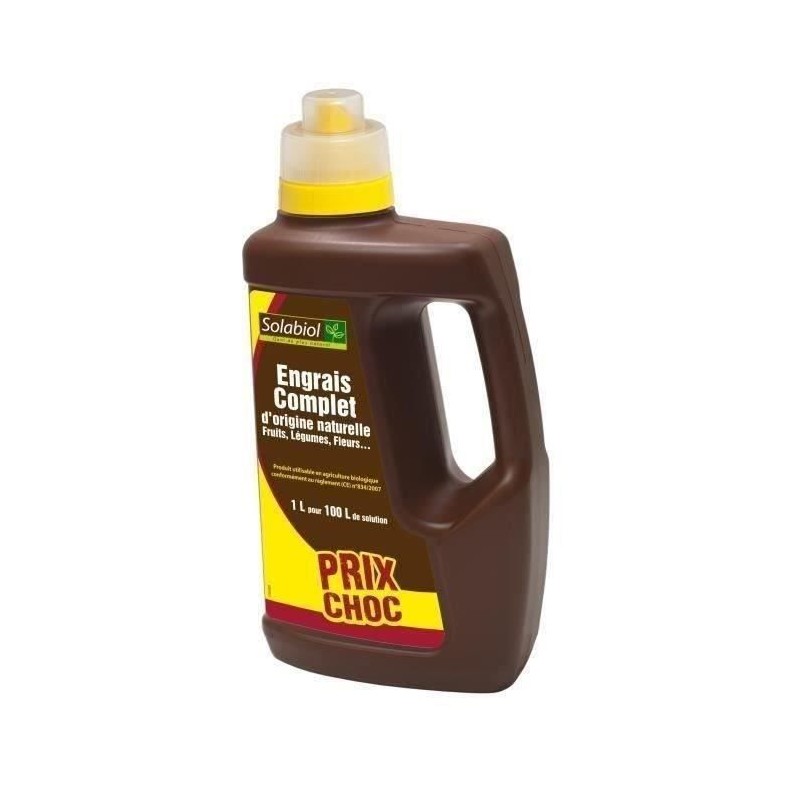 Solabiol SOLICOMP1 Engrais Complet Liquide 1L - Engrais universel | Ut