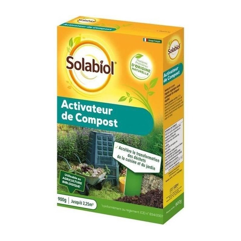 Activateur de compost naturel pret a l'emploi 900g - Solabiol Activateur de compost naturel pret a l'emploi 900g - Solabiol