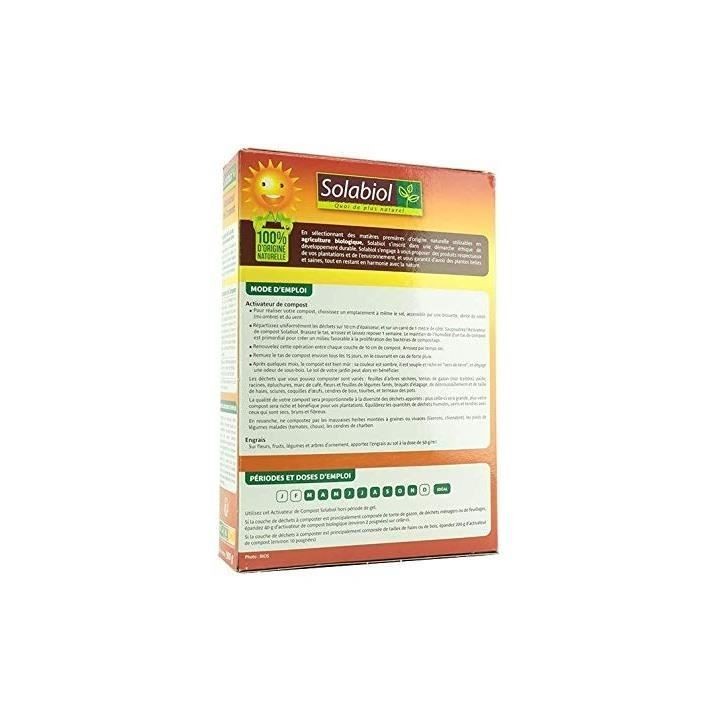 Activateur de compost naturel pret a l'emploi 900g - Solabiol Activateur de compost naturel pret a l'emploi 900g - Solabiol