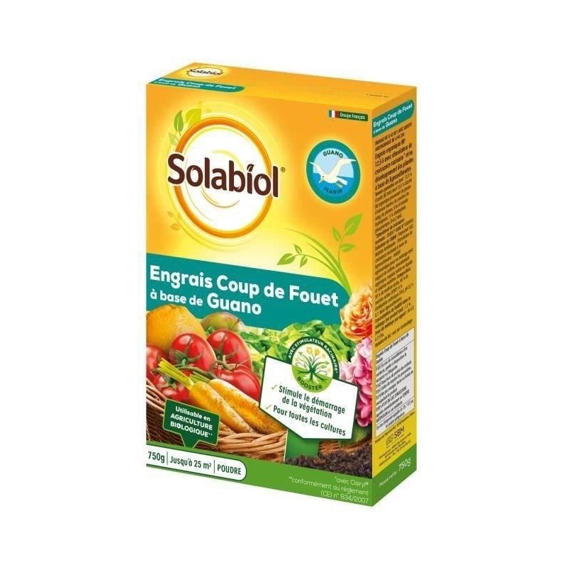 SOLABIOL SOGUA750N SOGUA750N-Engrais Coup De Fouet a Base de Guano-Sti SOLABIOL SOGUA750N SOGUA750N-Engrais Coup De Fouet a Base de Guano-Sti