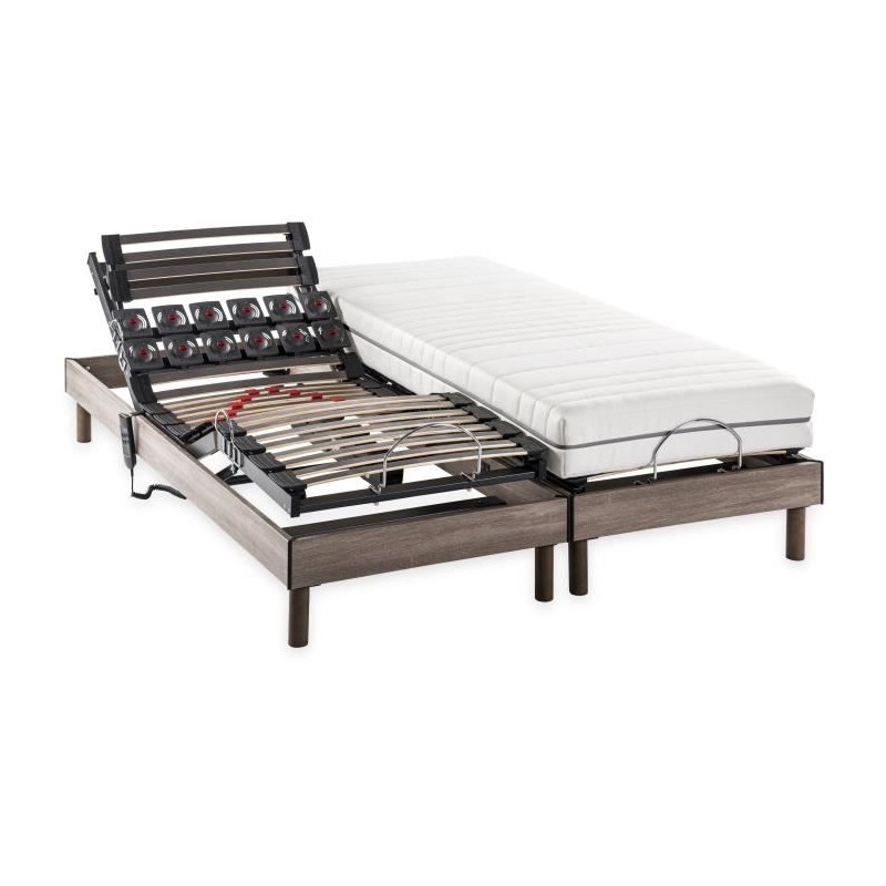 Ensemble matelas + sommier relaxation électrique ERGO 2 Dreamzone - 2 Ensemble matelas + sommier relaxation électrique ERGO 2 Dreamzone - 2