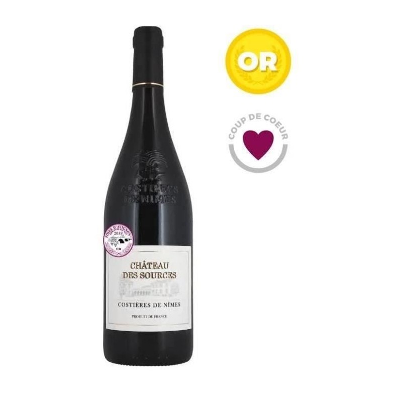 Château des Sources 2019 Costieres de Nîmes - Vin rouge des Côtes d Château des Sources 2019 Costieres de Nîmes - Vin rouge des Côtes d
