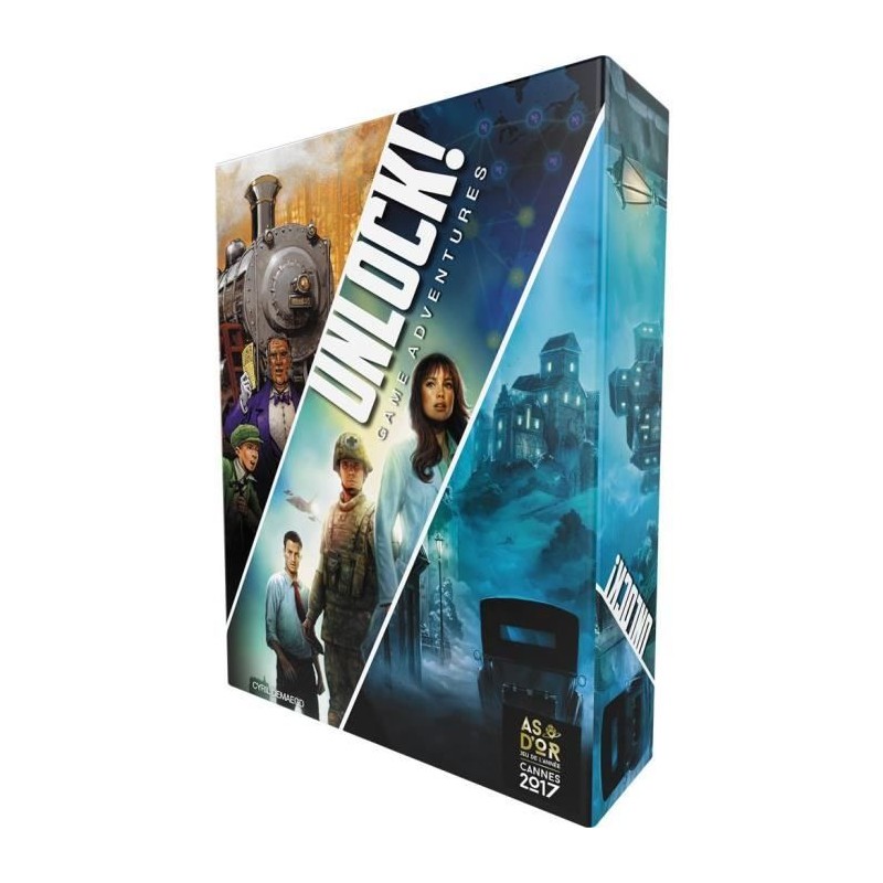 Asmodée - Space Cowboys - Unlock! : Game Adventures - Unbox Now - Jeu Asmodée - Space Cowboys - Unlock! : Game Adventures - Unbox Now - Jeu