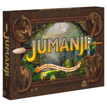 Jumanji le jeu - SPIN MASTER - Edition Rétro - Jeu de plateau pour To