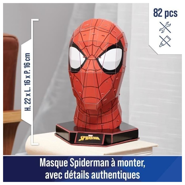 SPIN MASTER MASQUE SPIDERMAN Marvel 4D Build SPIN MASTER MASQUE SPIDERMAN Marvel 4D Build