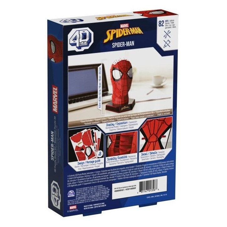 SPIN MASTER MASQUE SPIDERMAN Marvel 4D Build SPIN MASTER MASQUE SPIDERMAN Marvel 4D Build