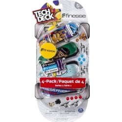 Pack 4 Finger Skates Tech Deck - Planches a roulettes a customiser 96