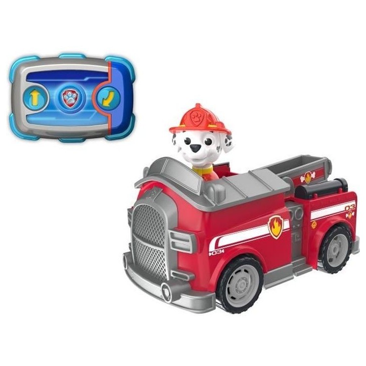 LA PAT' PATROUILLE - VÉHICULE RC MARCUS - 6054195 - Voiture Radiocommandée Avec Télécommande Pat Patrouille - Paw Patrol
