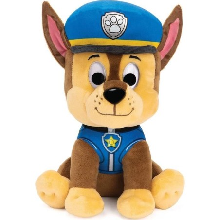 Peluche Chase la Pat' Patrouille - PAW PATROL - 25 cm - Mixte - Marron