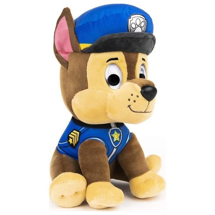 Peluche Chase la Pat' Patrouille - PAW PATROL - 25 cm - Mixte - Marron - Enfant Peluche Chase la Pat' Patrouille - PAW PATROL - 25 cm - Mixte - Marron - Enfant