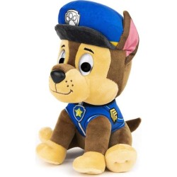Peluche Chase la Pat' Patrouille - PAW PATROL - 25 cm - Mixte - Marron