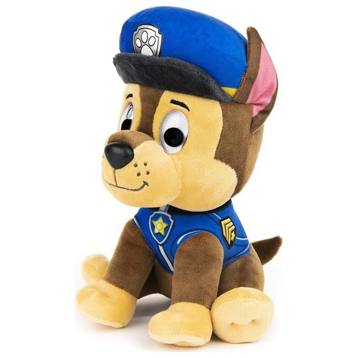 Peluche Chase la Pat' Patrouille - PAW PATROL - 25 cm - Mixte - Marron - Enfant Peluche Chase la Pat' Patrouille - PAW PATROL - 25 cm - Mixte - Marron - Enfant