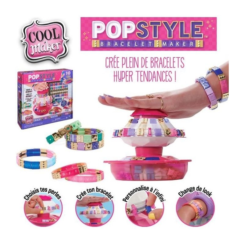 Machine a Bracelets Cool Maker - Jusqu'a 10 Bracelets - SPIN MASTER Machine a Bracelets Cool Maker - Jusqu'a 10 Bracelets - SPIN MASTER