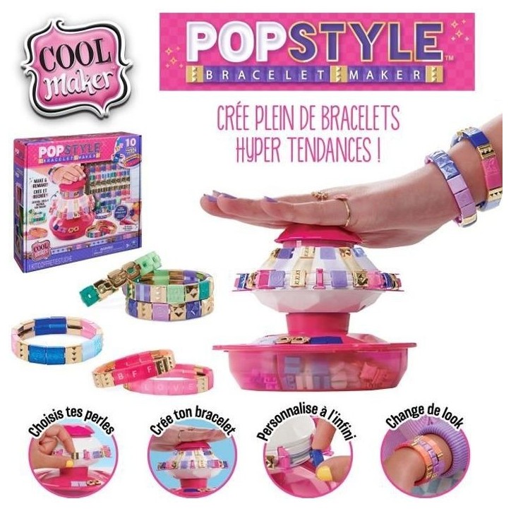 Machine a Bracelets Cool Maker - Jusqu'a 10 Bracelets - SPIN MASTER Machine a Bracelets Cool Maker - Jusqu'a 10 Bracelets - SPIN MASTER