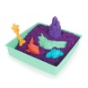 Kinetic Sand - Coffret Château Bac a Sable 454G - Sable Naturel pour