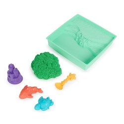Kinetic Sand - Coffret Château Bac a Sable 454G - Sable Naturel pour